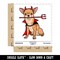 Water Bottle Sticker Set Chihuahua In Devil Costume Halloween Funny Cute Waterproof Vinyl Stickers Pack Decal, Skateboard, Laptop, Car, Window, Bumper - 5 Pack